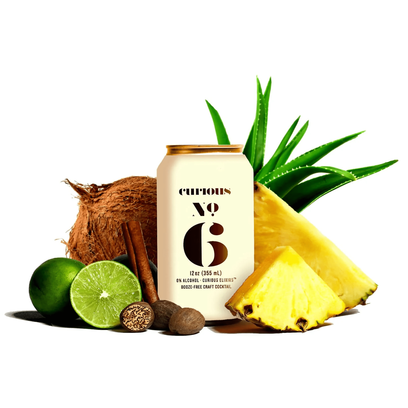 Curious No. 6 Coconut Pineapple Painkiller